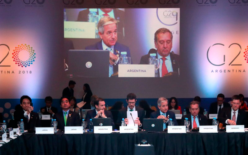 El ministro de Modernización, Andrés Ibarra, expuso ante la Reunión Ministerial de Economía Digital G20.