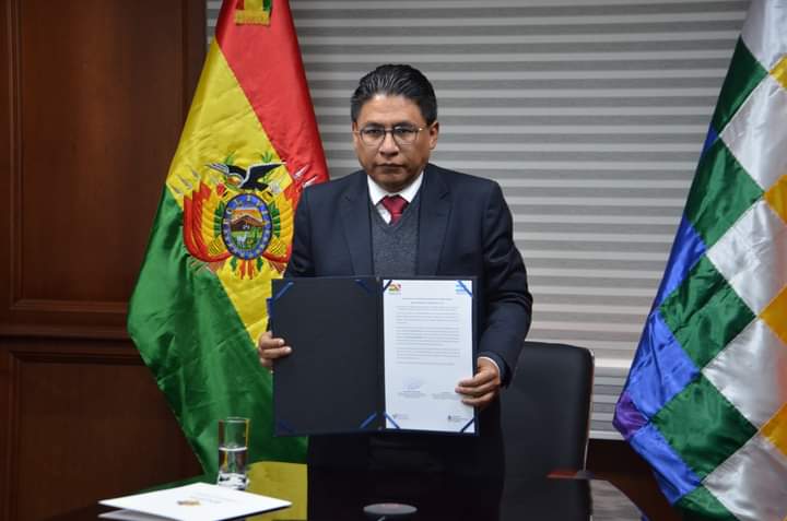 Iván Lima Magne, Ministro de Justicia y Transparencia Institucional del Estado Plurinacional de Bolivia